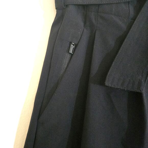 Athleta Black Athletic Dress Shorts Tie Waist Size 6 Skyline Short II - Picture 4 of 6